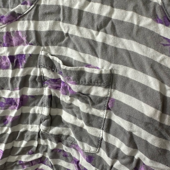 Y2K PacSun Women’s Striped Tank, Size Large - Picture 2 of 7